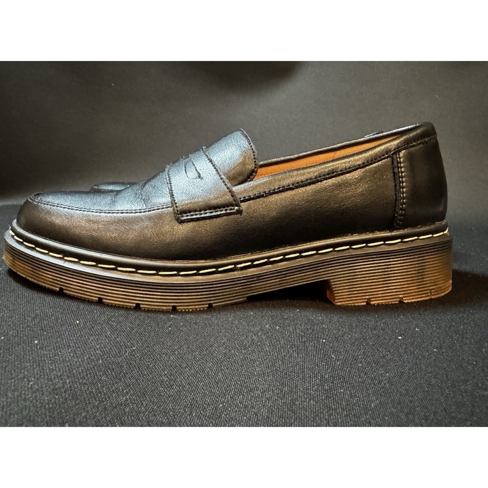CLAKBLRG women's Black Penney loafer Size 6.5, soft upper, Wuuair - Picture 11 of 12